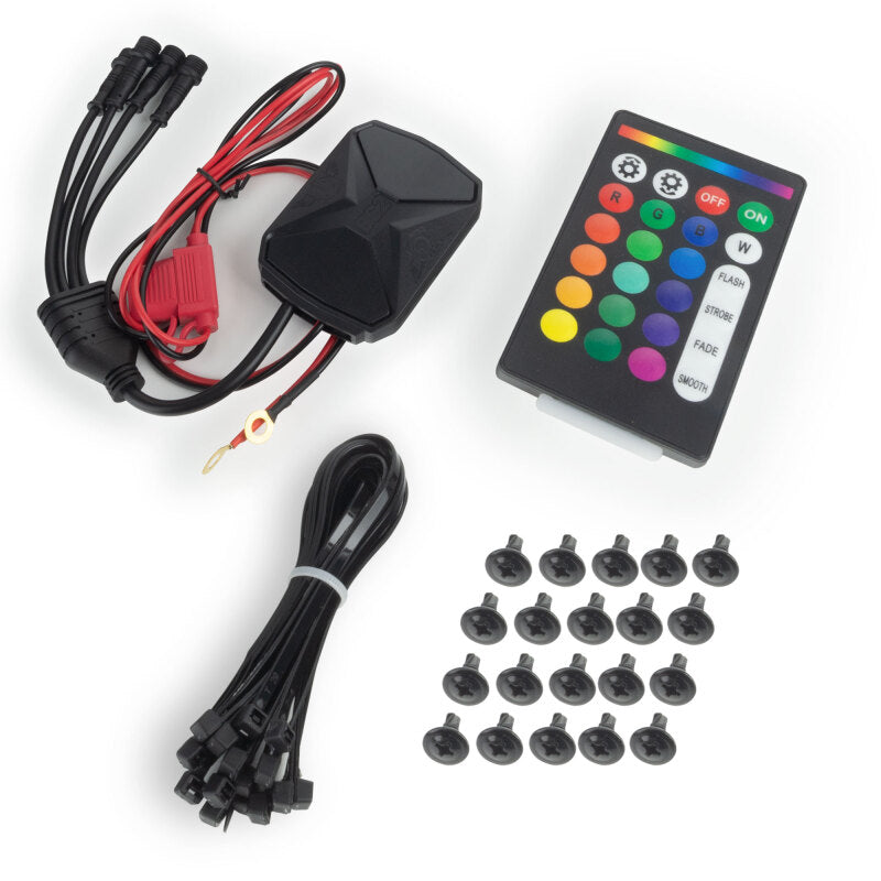 Universal LED Illuminated Wheel Rings 16.5" PLASMA ColorSHIFT w/ BC2 Bluetooth Controller - View 10 | Dirty Garage