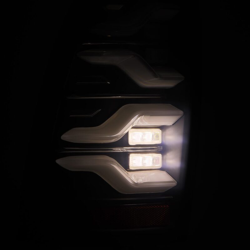 2005-2015 Tacoma Luxx-Series LED Tail Lights Black with Activation Light Sequential Signal - View 4 | Dirty Garage