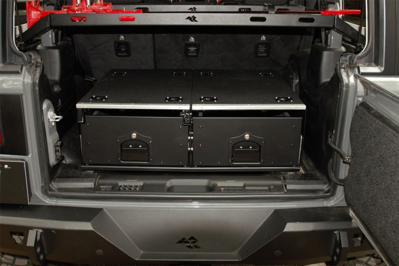 Rugged Ridge 18-22 Jeep Wrangler JL Cargo Storage Drawers - View 2 | Dirty Garage
