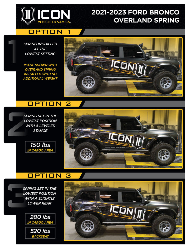 2021-2023 Bronco Rear 2.5 VS IR Coilover Kit Heavy Rate Spring - View 6 | Dirty Garage