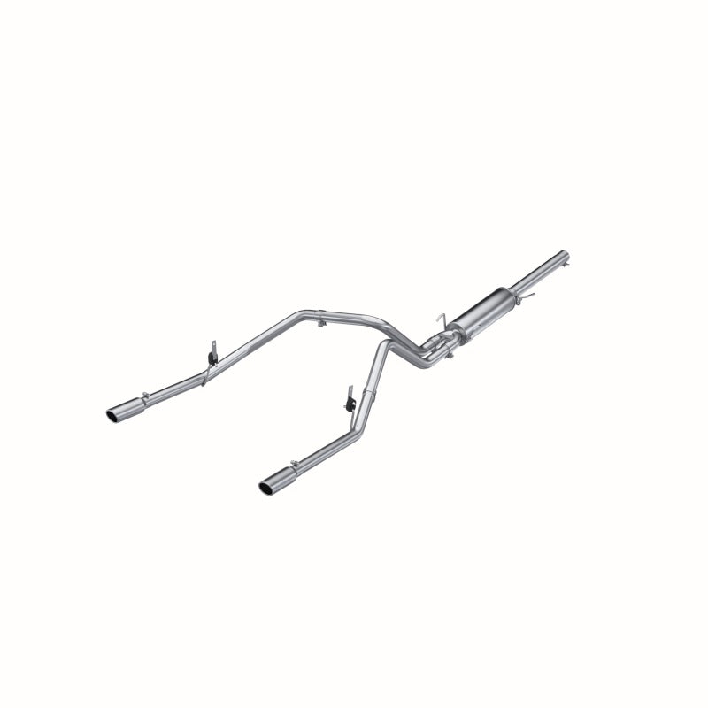 2004-2005 Ram 1500 Hemi 5.7L SC CC SB Cat Back Dual Split Rear - View 4 | Dirty Garage