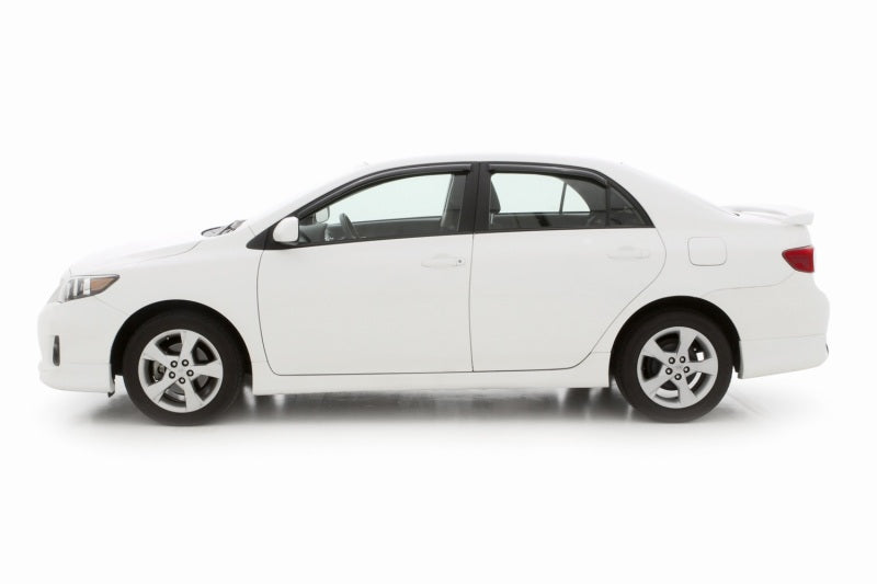 2009-2013 Corolla Front and Rear Window Deflectors Smoke 4-Piece - View 11 | Dirty Garage