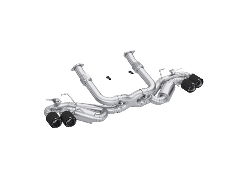 2020-2024 GM Corvette 3" Active Cat Back Quad Split Rear Exit Exhaust with AFM Sims | Dirty Garage