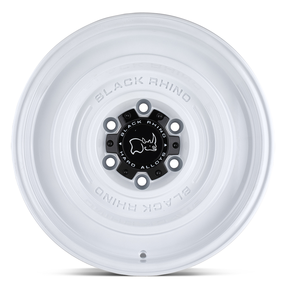 Black Rhino Solid Gloss White Wheel | Dirty Garage
