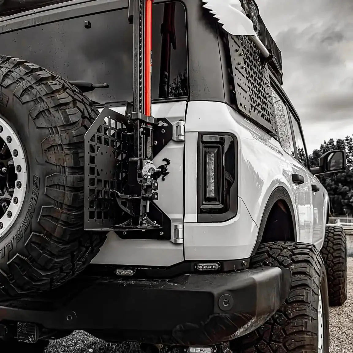 2021-2025 Bronco Flush Style Lensless LED Tail Lights, Tinted - View 5 | Dirty Garage