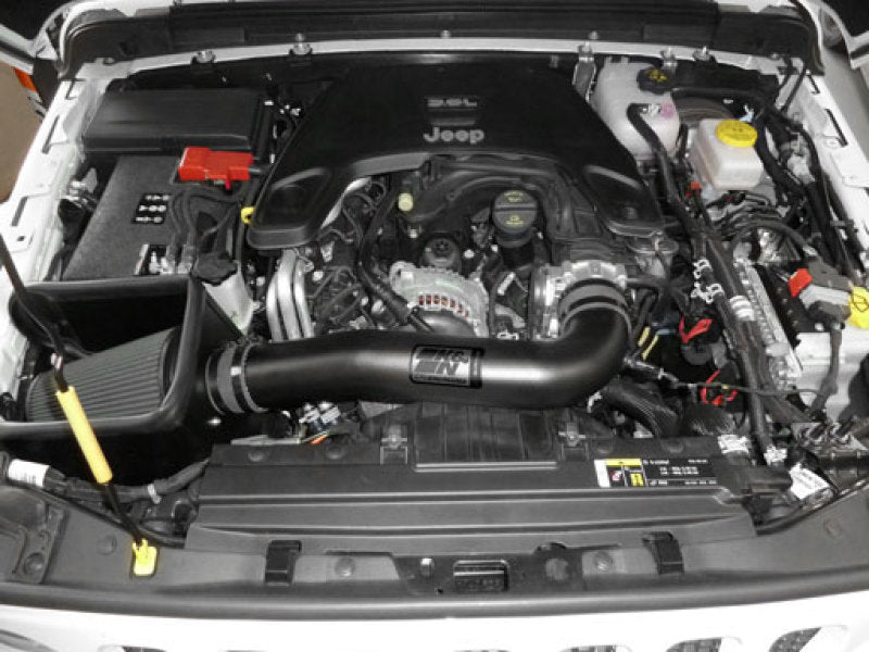 2018 Wrangler JL V6-3.6L F/I Blackhawk Performance Intake Kit (No Grand Cherokee) - View 4 | Dirty Garage