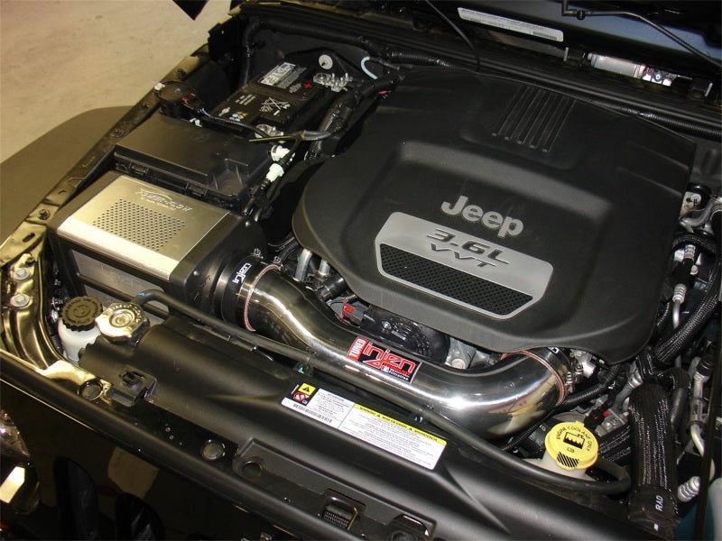 2012-2013 Wrangler JK 3.6L Polished Short Ram Intake Power Flow Box - View 6 | Dirty Garage