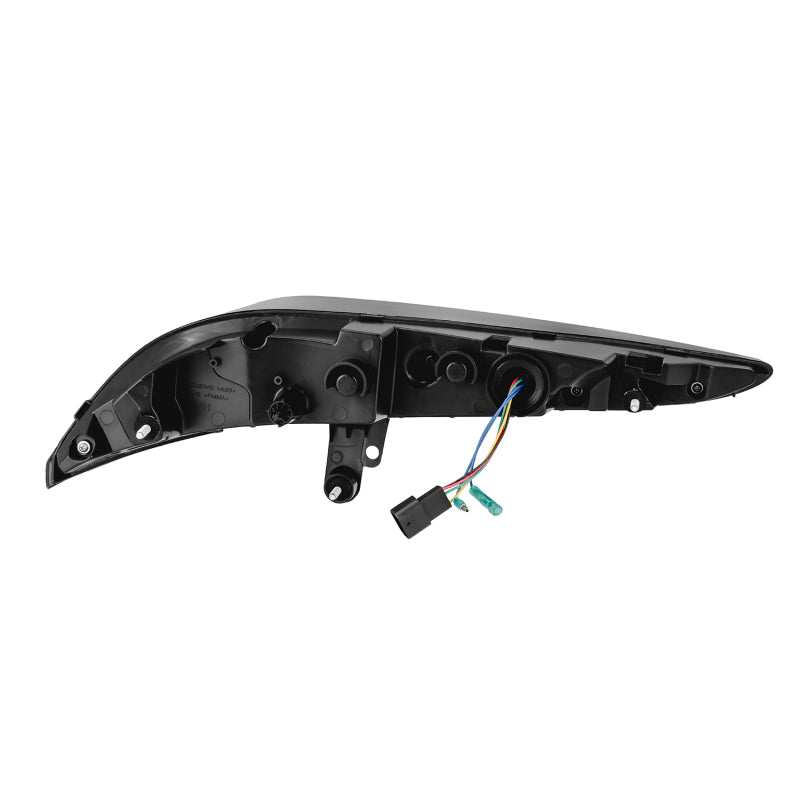 2020-2024 Supra Luxx-Series Laser Style LED Tail Lights Black Red - View 6 | Dirty Garage