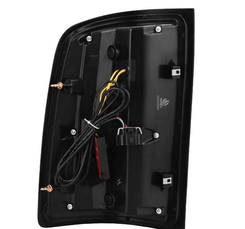 2007-2013 GM HD Luxx-Series LED Tail Lights Alpha Black - View 3 | Dirty Garage