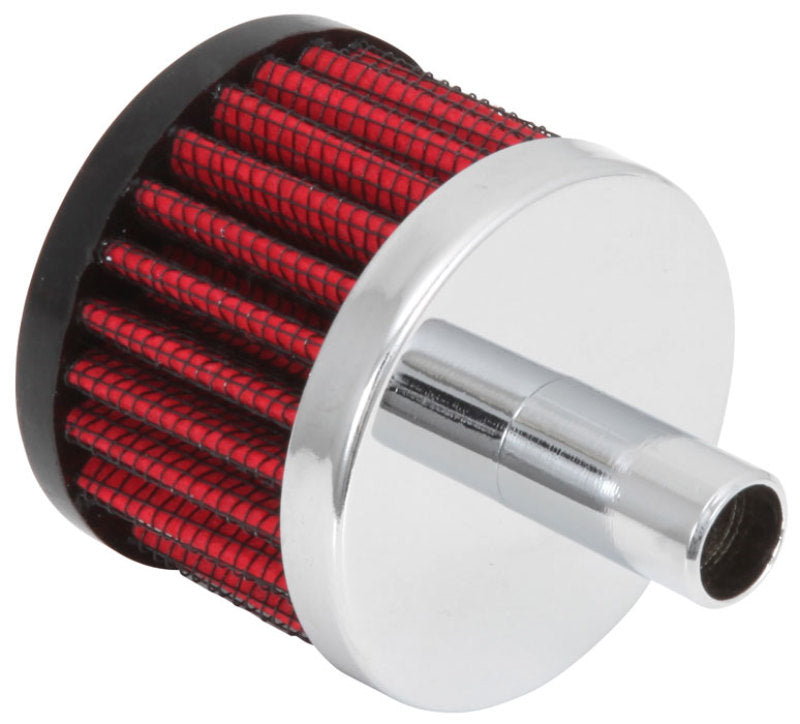 Universal Steel Base Crankcase Vent Filter .5in Vent OD x 2in OD x 1.5in Height - View 6 | Dirty Garage
