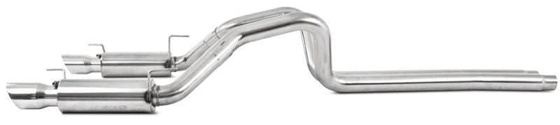2005-2009 Superduty Shelby GT500 GT Dual Split Rear Race Version T409 4" Tips Exhaust System - View 2 | Dirty Garage