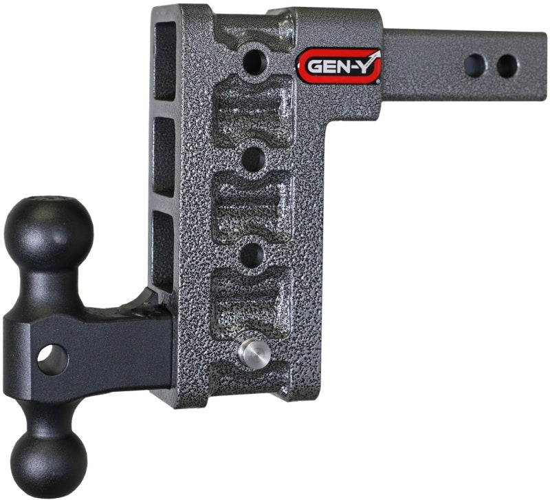 Gen-Y Mega Duty 2in Shank 7.5in Drop 2K TW 16K Hitch w/GH-051 Dual-Ball - View 4 | Dirty Garage