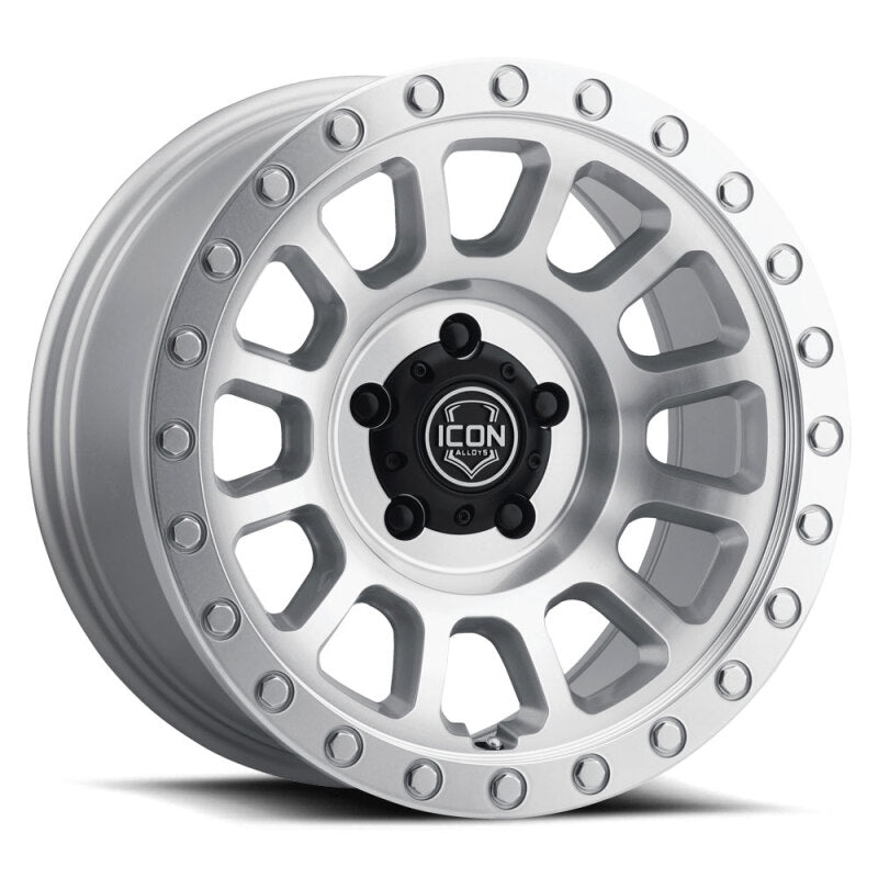 ICON Hulse 18x9 5x150 25mm Offset 6in BS Silver Machined | Dirty Garage