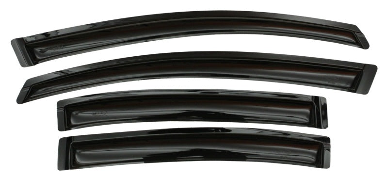 2012-2015 Civic Ventvisor Outside Mount Window Deflectors Smoke 4-Piece - View 2 | Dirty Garage