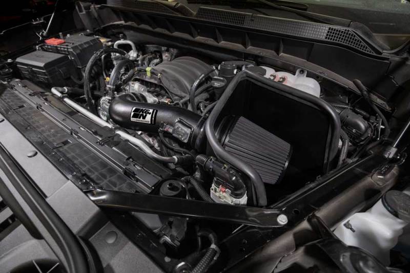 2019 Silverado 1500 5.3L V8 Black Performance Intake Kit - View 7 | Dirty Garage