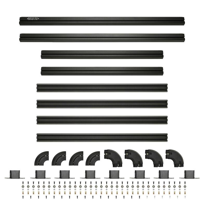 Westin EXP Roof Rack for Full Size EXP Truck Cap (RACK ONLY - NO CAP) 50x58in. - Tex. Blk - View 6 | Dirty Garage