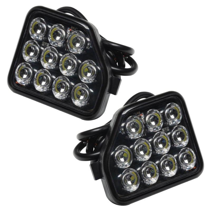 2018-2025 Wrangler Rear Bumper LED Reverse Lights 6000K - View 5 | Dirty Garage