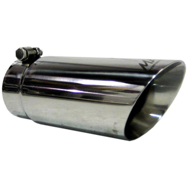 Universal 3" OD Dual Wall Angled 4" Inlet 10" Tip - View 4 | Dirty Garage