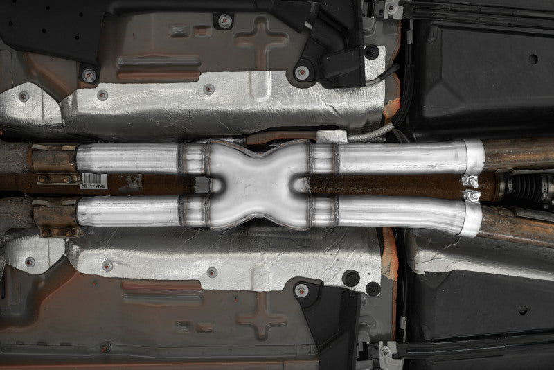 2015-2019 Mustang GT 2.5" Resonator Delete X-Pipe - View 5 | Dirty Garage