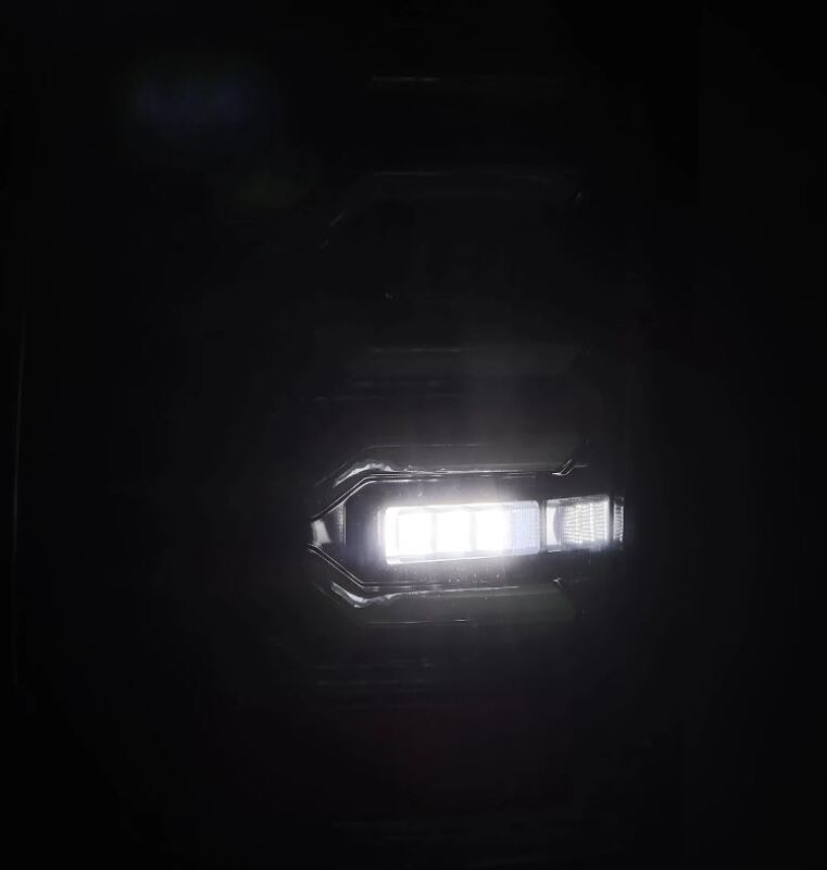 2007-2013 GM 1500 Luxx-Series LED Tail Lights Alpha-Black - View 7 | Dirty Garage