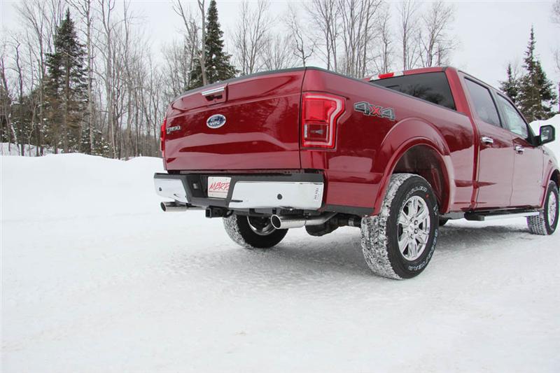 2015 F-150 5.0L 3" Cat Back Dual Split Rear Exit AL Exhaust System - View 5 | Dirty Garage