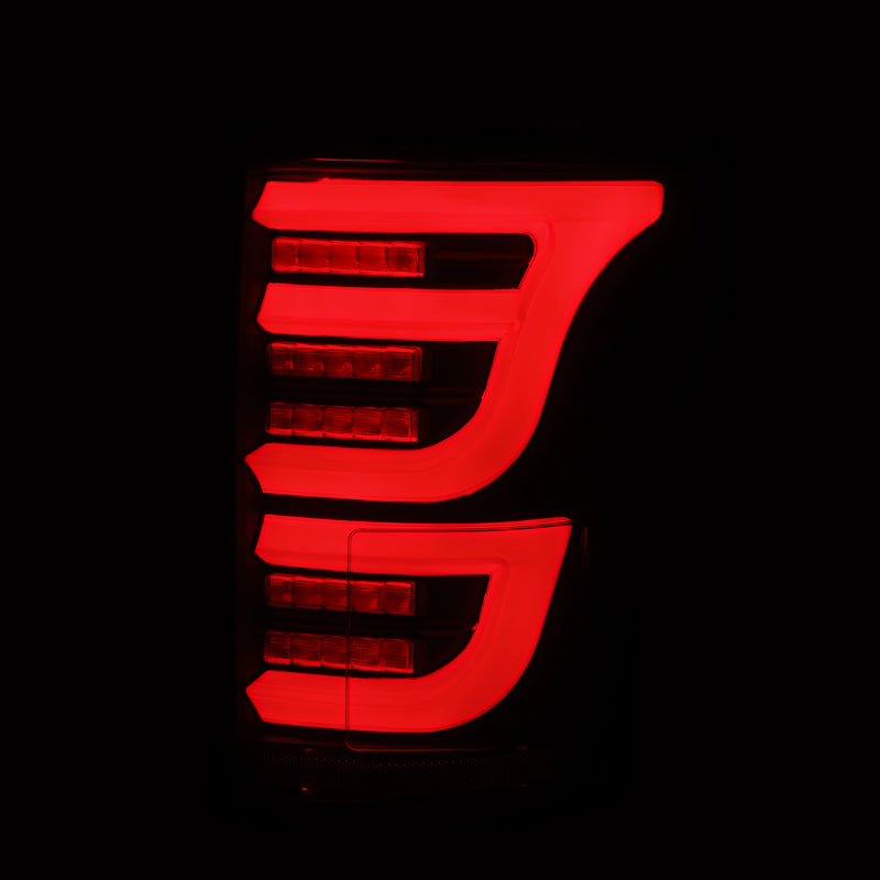 2015-2020 F-150 Luxx-Series LED Tail Lights Alpha Black - View 6 | Dirty Garage