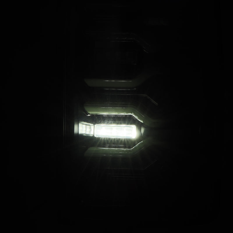 2007-2009 Ram 1500 2500 3500 Luxx-Series LED Tail Lights Pair Alpha Black - View 6 | Dirty Garage