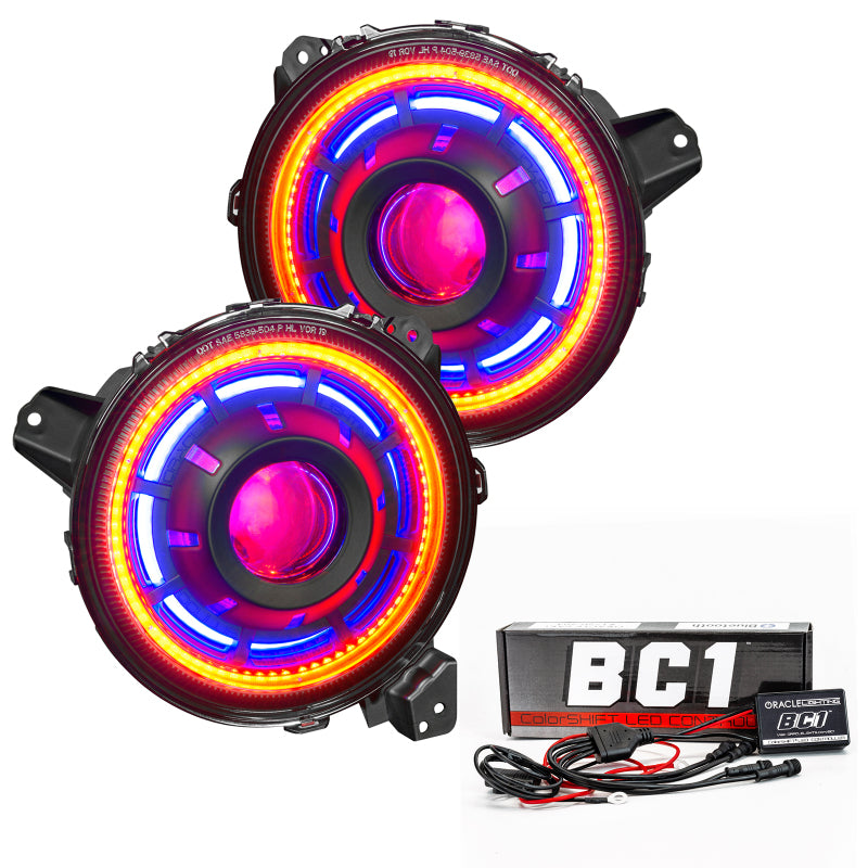 2018-2025 JL Gladiator JT Oculus Bi-LED Projector Headlights w BC1 Controller | Dirty Garage