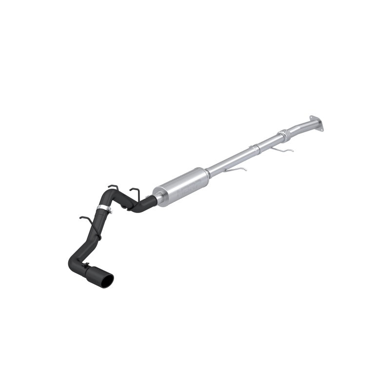 2023-2026 GM Colorado Canyon 3" Aluminized Steel Cat Back Single Side Exit Black | Dirty Garage