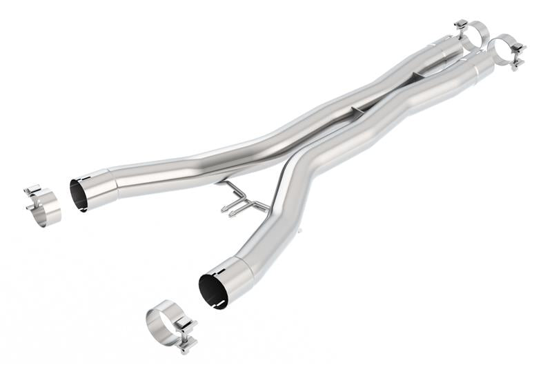 Borla 2014 Chevy Corvette Stingray X-Pipes (Smog Legal Cut and Clamp) - View 3 | Dirty Garage