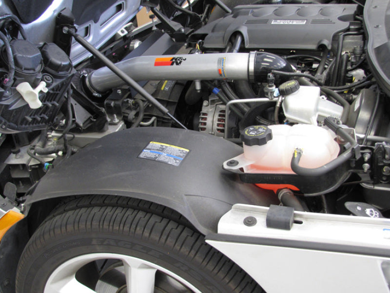 2006-2008 Solstice/Sky L4-2.4L Silver Typhoon Short Ram Intake - View 4 | Dirty Garage