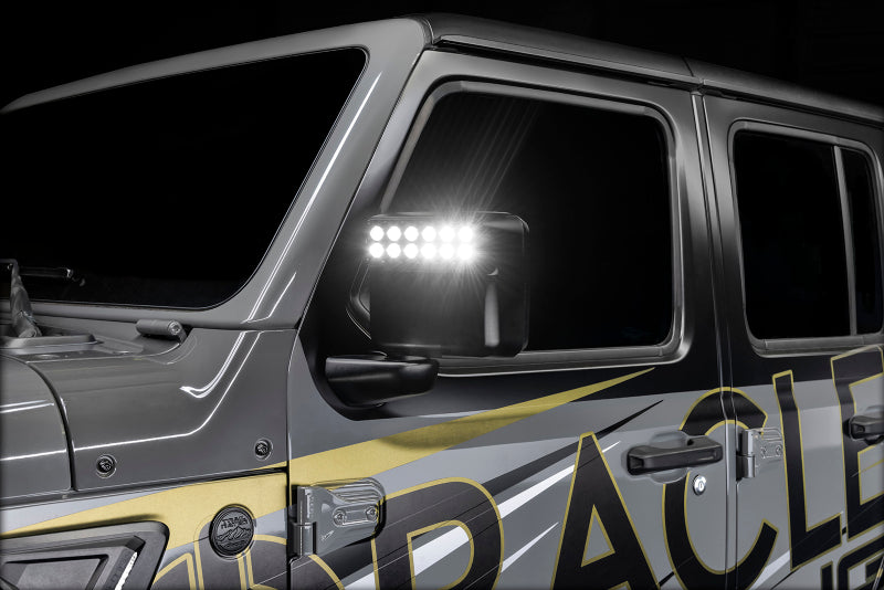Wrangler JL Gladiator JT LED Off-Road Side Mirrors - View 7 | Dirty Garage