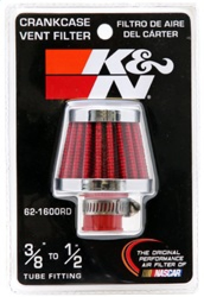 Universal 2in Base OD x .375in Flange ID x 1.75in H Rubber Base Crankcase Vent Filter - View 14 | Dirty Garage