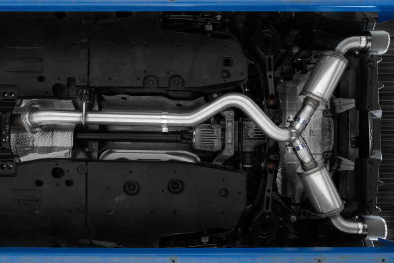 2023 Corolla 1.6L T304 SS 3" Cat Back Dual Split Rear w/ Carbon Fiber Tips - View 2 | Dirty Garage
