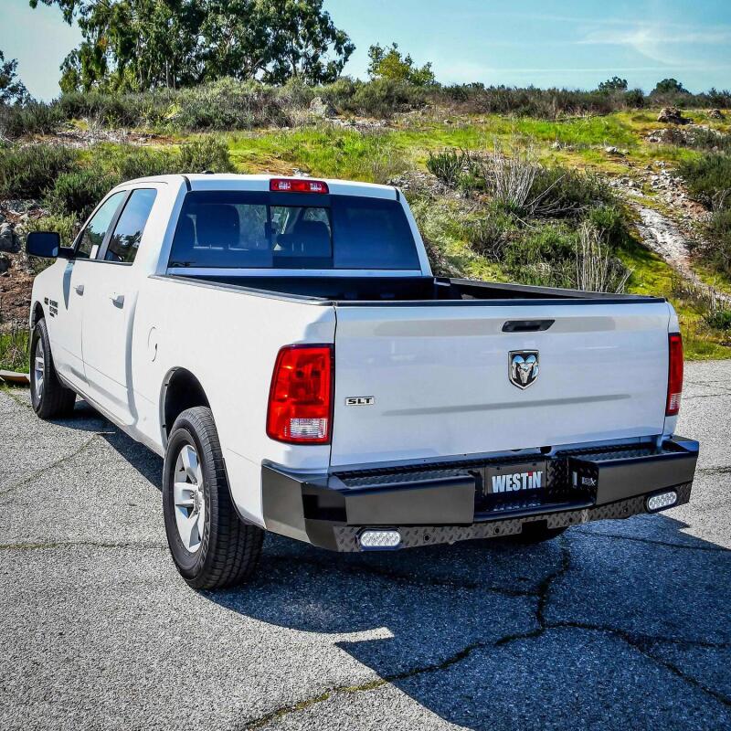 2009-2026 Ram 1500 / HD HDX Bandit Black Rear Bumper - View 6 | Dirty Garage