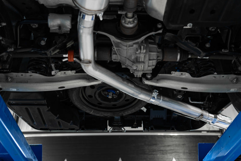 2022-2026 Maverick Aluminized Steel 4" OD Tip Single Side Exit 3" Cat Back Exhaust - View 3 | Dirty Garage