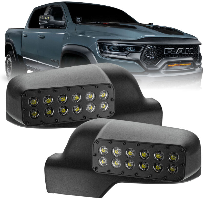 2019-2023 Ram 1500 DT LED Off-Road Side Mirror Ditch Lights | Dirty Garage