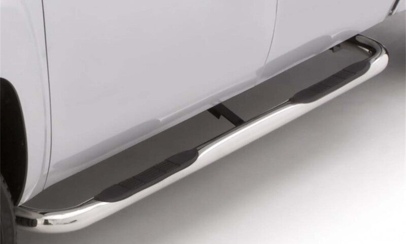 1994-2002 Dodge Ram 2500 Quad Cab 3" Round Bent Polished SS Nerf Bars - View 2 | Dirty Garage