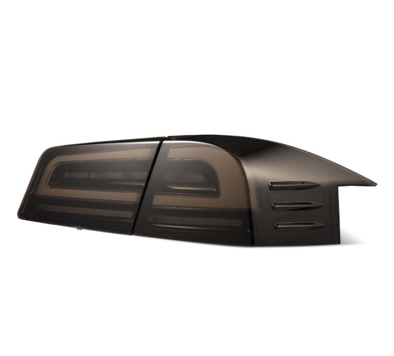 2012-2021 Model S Luxx-Series LED Tail Lights Black - View 7 | Dirty Garage