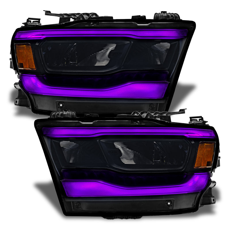 2019-2024 Ram 1500 RGB+W Reflector Headlight DRL Upgrade Kit - View 7 | Dirty Garage