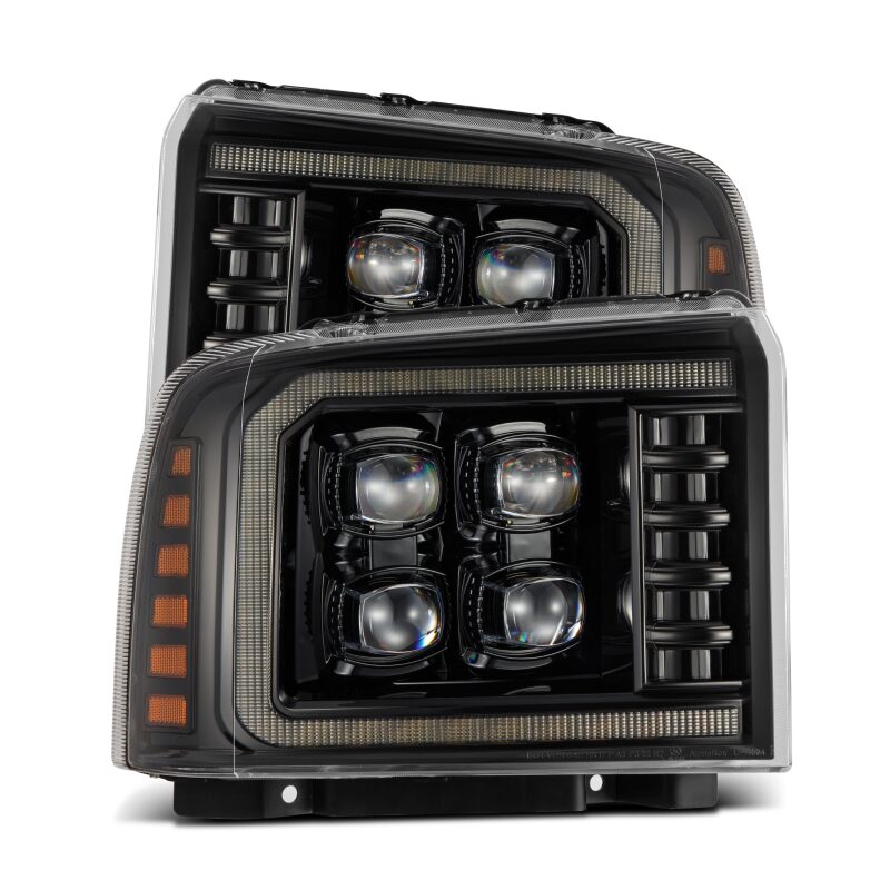 2005-2007 Super Duty Nova-Series LED Projector Alpha Black Headlights | Dirty Garage