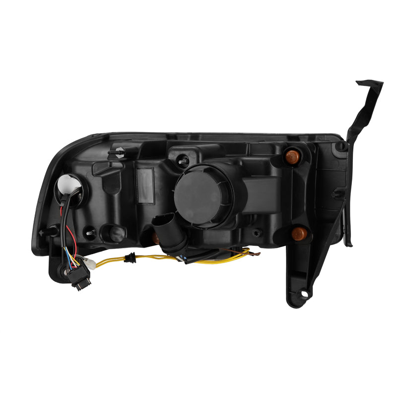 1994-2002 Ram HD Luxx-Series LED Projector Alpha Black Headlights Active Light Sequential Signal Smooth Body DRL - View 2 | Dirty Garage