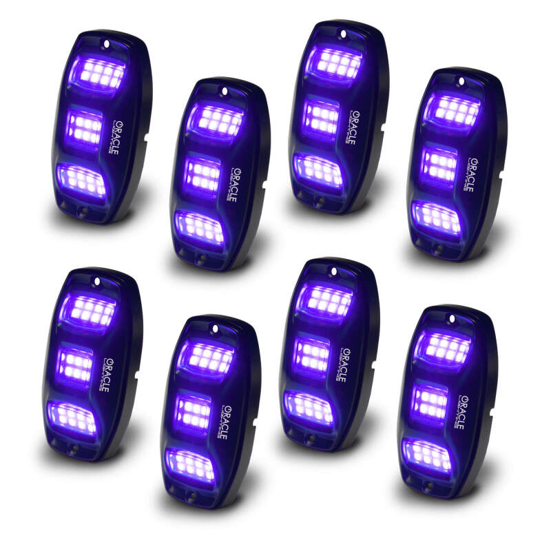 Universal Underbody RGBW Wheel Well Rock Light Kit 8 PCS ColorSHIFT - View 4 | Dirty Garage