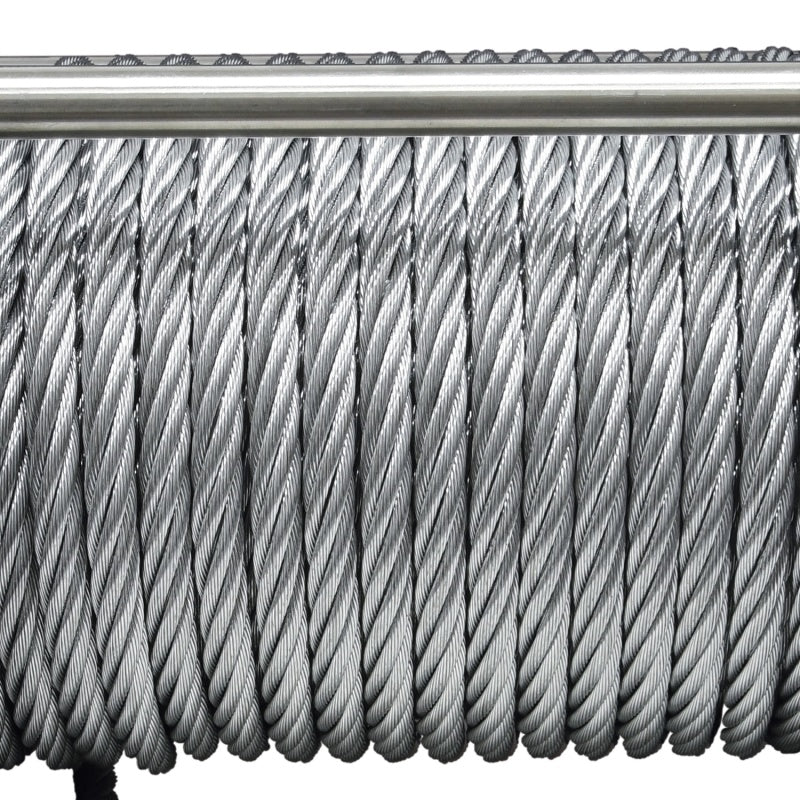 Universal 9500 LB 12V DC Tiger Shark Winch w/ Synthetic Black Rope - View 18 | Dirty Garage