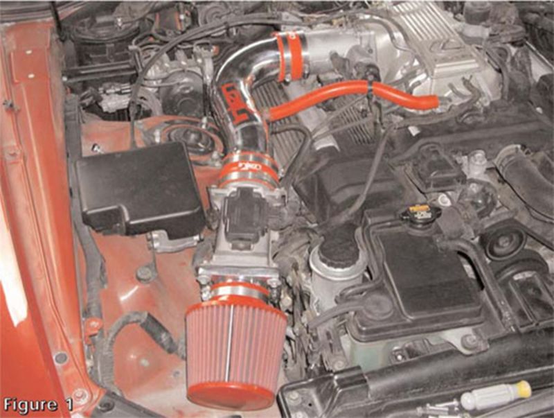 1992-1995 SC400 Polished Short Ram Intake w Heat Shield - View 6 | Dirty Garage