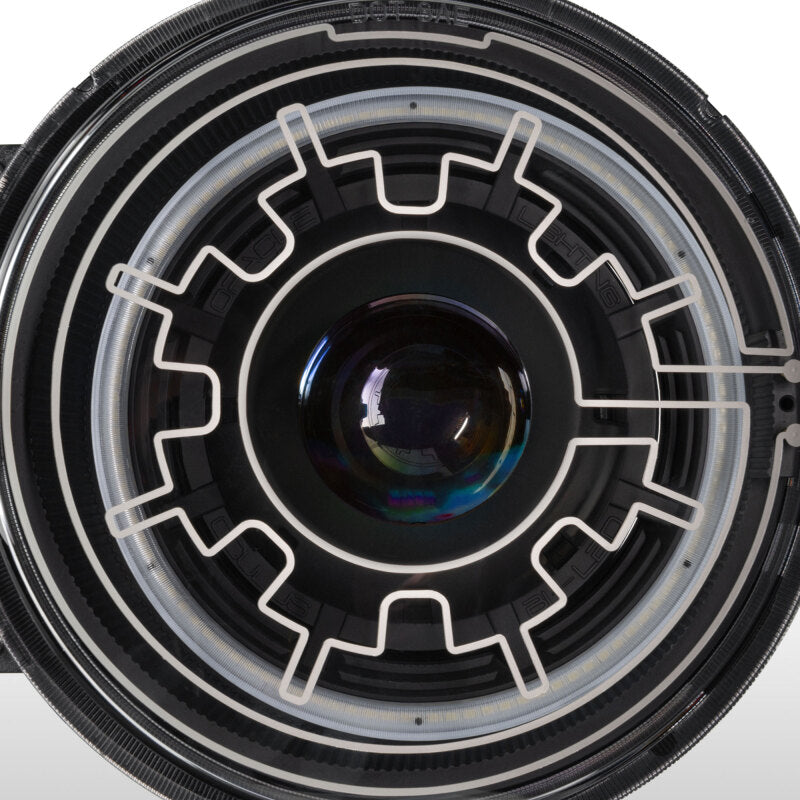 Oracle 2021+ Ford Bronco Oculus Bi-LED Projector Headlights w/ Heated Lenses - View 3 | Dirty Garage