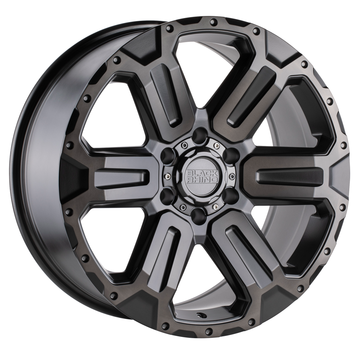 Black Rhino Wanaka Matte Gunmetal w/ Brushed Face & Gunmetal Tint Wheel | Dirty Garage