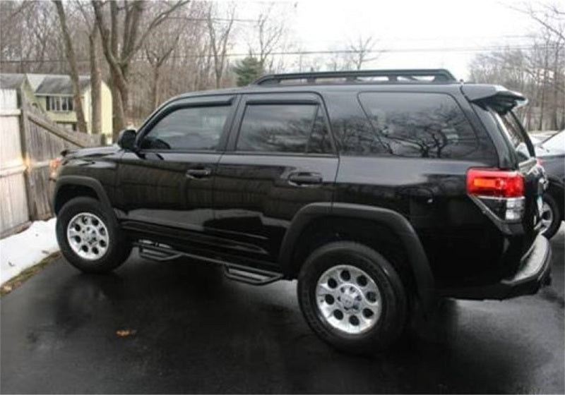 2003-2009 4Runner 4-Door SRW 2" Black Wheel to Wheel Nerf Steps - View 4 | Dirty Garage
