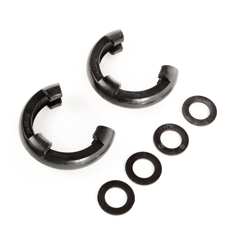 Rugged Ridge Black 3/4in D-Ring Isolator Kit | Dirty Garage