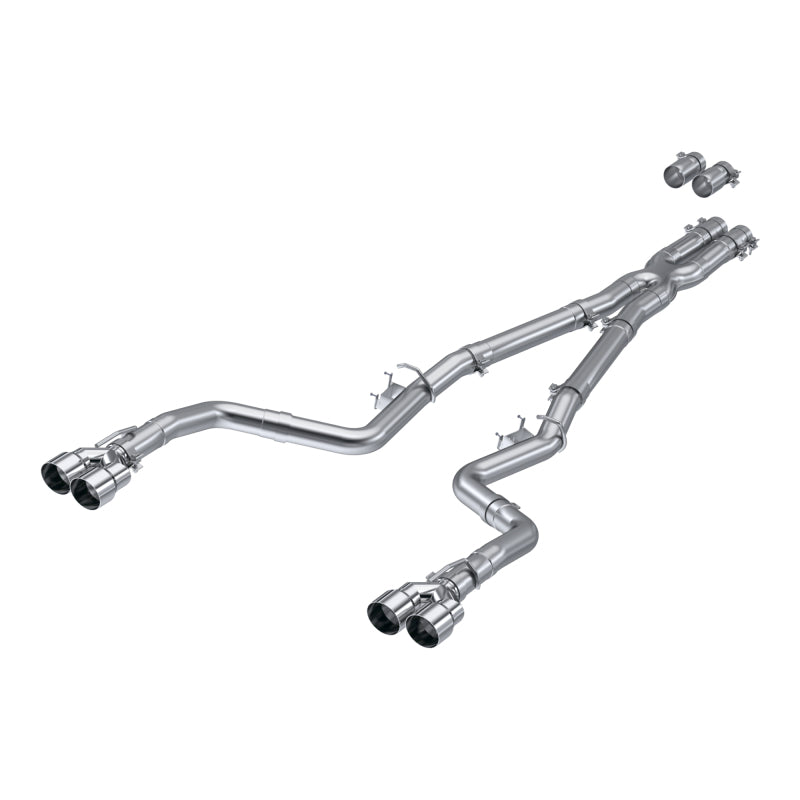 2015-2023 Challenger 5.7L 6.2L 6.4L 3" Race Series Cat-Back Quad Tips AS Exhaust | Dirty Garage